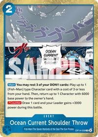 Ocean Current Shoulder Throw - The Azure Sea's Seven - One Piece Card Game card