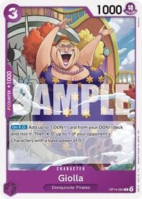 Giolla - The Azure Sea's Seven - One Piece Card Game card
