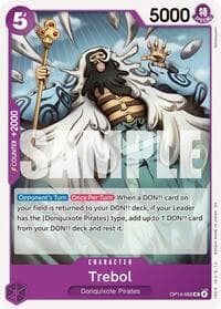 Trebol - The Azure Sea's Seven - One Piece Card Game card