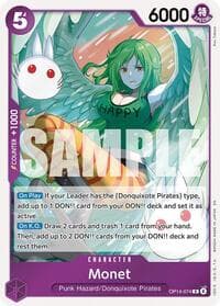 Monet - The Azure Sea's Seven - One Piece Card Game card