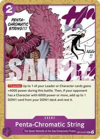 Penta-Chromatic String - The Azure Sea's Seven - One Piece Card Game card