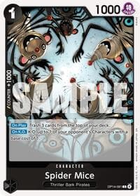 Spider Mice - The Azure Sea's Seven - One Piece Card Game card