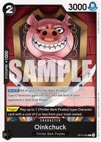 Oinkchuck - The Azure Sea's Seven - One Piece Card Game card