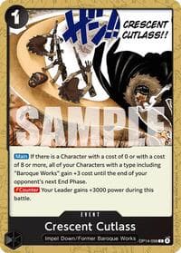 Crescent Cutlass - The Azure Sea's Seven - One Piece Card Game card
