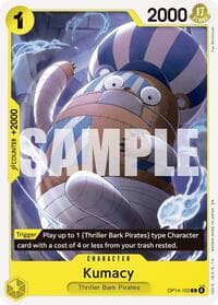 Kumacy - The Azure Sea's Seven - One Piece Card Game card