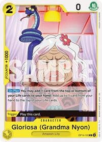 Gloriosa (Grandma Nyon) - The Azure Sea's Seven - One Piece Card Game card