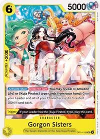 Gorgon Sisters - The Azure Sea's Seven - One Piece Card Game card