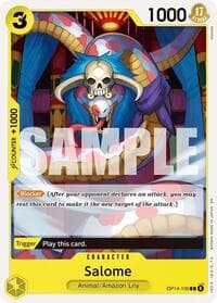 Salome - The Azure Sea's Seven - One Piece Card Game card