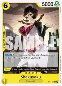 Shakuyaku - The Azure Sea's Seven - One Piece Card Game card