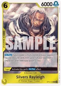 Silvers Rayleigh - The Azure Sea's Seven - One Piece Card Game card