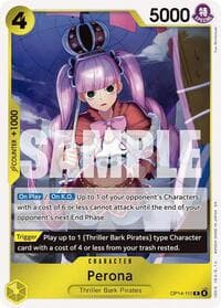 Perona - OP14-111 - The Azure Sea's Seven - One Piece Card Game card