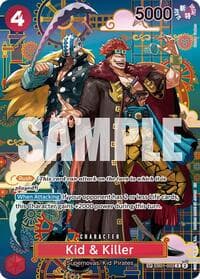 Kid & Killer - EB01-003 (SP) - The Azure Sea's Seven - One Piece Card Game card