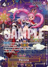 Perona - OP06-093 (SP) - The Azure Sea's Seven - One Piece Card Game card
