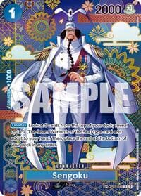 Sengoku - OP07-046 (SP) - The Azure Sea's Seven - One Piece Card Game card