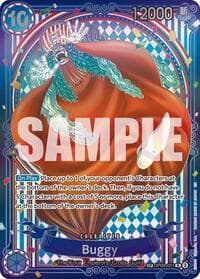 Buggy - OP09-051 (SP) - The Azure Sea's Seven - One Piece Card Game card