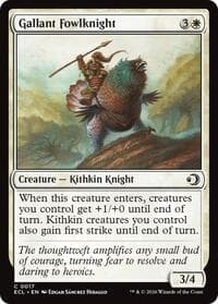 Gallant Fowlknight - Lorwyn Eclipsed - Magic: The Gathering card