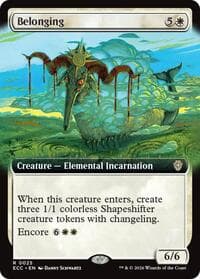Belonging (Extended Art) - Commander: Lorwyn Eclipsed - Magic: The Gathering card