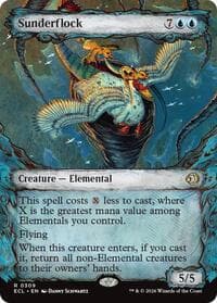 Sunderflock (Showcase) - Lorwyn Eclipsed - Magic: The Gathering card
