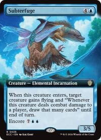 Subterfuge (Extended Art) - Commander: Lorwyn Eclipsed - Magic: The Gathering card