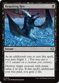 Requiting Hex - Lorwyn Eclipsed - Magic: The Gathering card