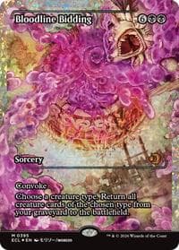 Bloodline Bidding (Showcase) (Fracture Foil) - Lorwyn Eclipsed - Magic: The Gathering card