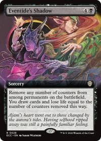 Eventide's Shadow (Extended Art) - Commander: Lorwyn Eclipsed - Magic: The Gathering card