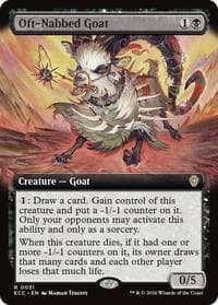 Oft-Nabbed Goat (Extended Art) - Commander: Lorwyn Eclipsed - Magic: The Gathering card