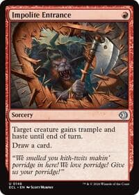 Impolite Entrance - Lorwyn Eclipsed - Magic: The Gathering card
