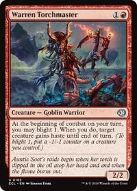 Warren Torchmaster - Lorwyn Eclipsed - Magic: The Gathering card