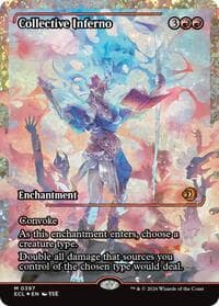 Collective Inferno (Showcase) (Fracture Foil) - Lorwyn Eclipsed - Magic: The Gathering card