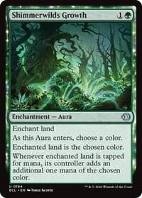 Shimmerwilds Growth - Lorwyn Eclipsed - Magic: The Gathering card