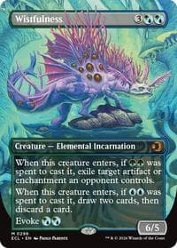 Wistfulness (Borderless) - Lorwyn Eclipsed - Magic: The Gathering card