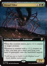 Dread Tiller (Extended Art) - Commander: Lorwyn Eclipsed - Magic: The Gathering card