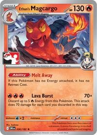 Ethan's Magcargo - Prize Pack Series Cards - Pokemon card