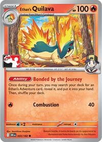 Ethan's Quilava - Prize Pack Series Cards - Pokemon card