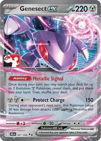 Genesect ex - Prize Pack Series Cards - Pokemon card