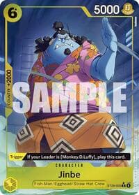 Jinbe (Full Art) - ST-29: Starter Deck 29 Egghead - One Piece Card Game card