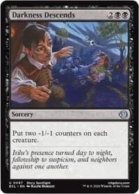 Darkness Descends - Lorwyn Eclipsed - Magic: The Gathering card