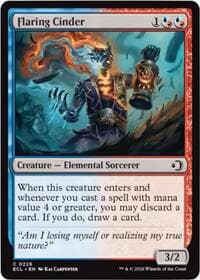 Flaring Cinder - Lorwyn Eclipsed - Magic: The Gathering card