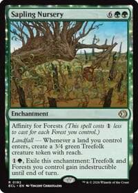 Sapling Nursery - Lorwyn Eclipsed - Magic: The Gathering card