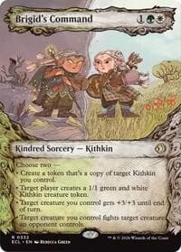 Brigid's Command (Showcase) - Lorwyn Eclipsed - Magic: The Gathering card