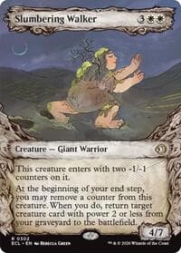 Slumbering Walker (Showcase) - Lorwyn Eclipsed - Magic: The Gathering card