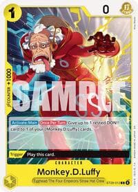 Monkey.D.Luffy (012) - ST-29: Starter Deck 29 Egghead - One Piece Card Game card