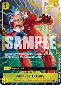 Monkey.D.Luffy (012) (Full Art) - ST-29: Starter Deck 29 Egghead - One Piece Card Game card