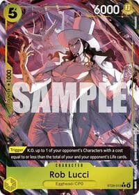 Rob Lucci (Full Art) - ST-29: Starter Deck 29 Egghead - One Piece Card Game card
