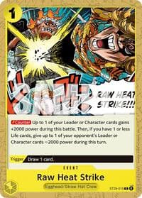 Raw Heat Strike - ST-29: Starter Deck 29 Egghead - One Piece Card Game card