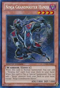 Ninja Grandmaster Hanzo - 2012 Collectors Tin - YuGiOh card