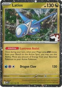 Latios - 101/132 (Cosmos Holo) - Prize Pack Series Cards - Pokemon card