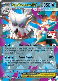 Mega Abomasnow ex - Prize Pack Series Cards - Pokemon card