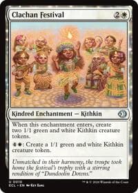 Clachan Festival - Lorwyn Eclipsed - Magic: The Gathering card